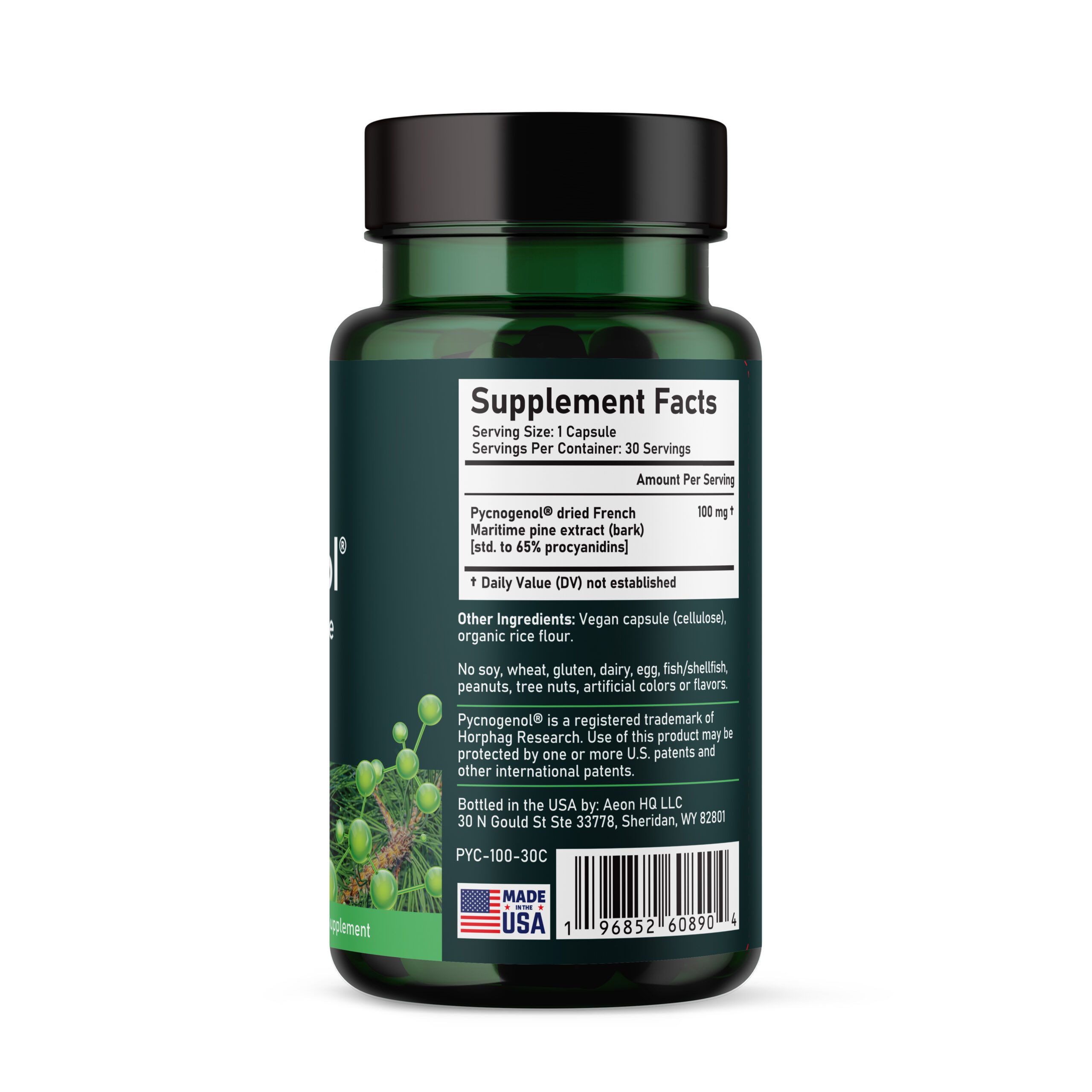 Pycnogenol Supplement Facts